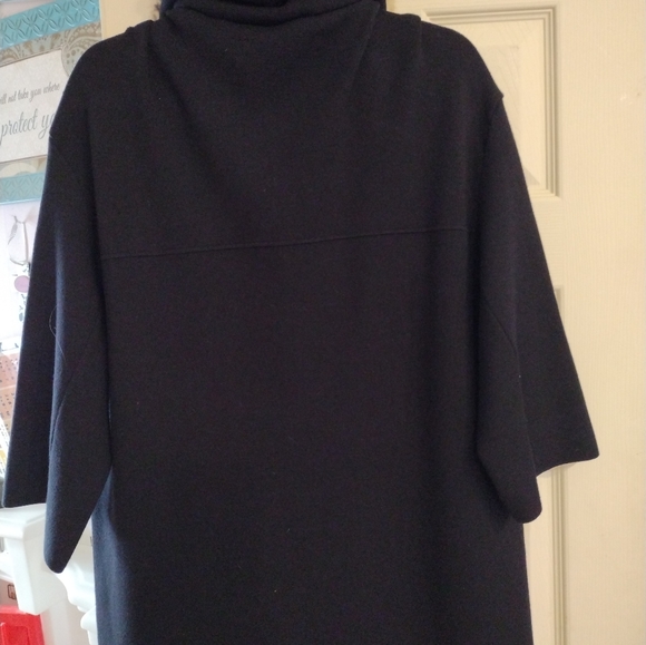 Zara Black Cardigan with Leopard Print Collar - Picture 4 of 10